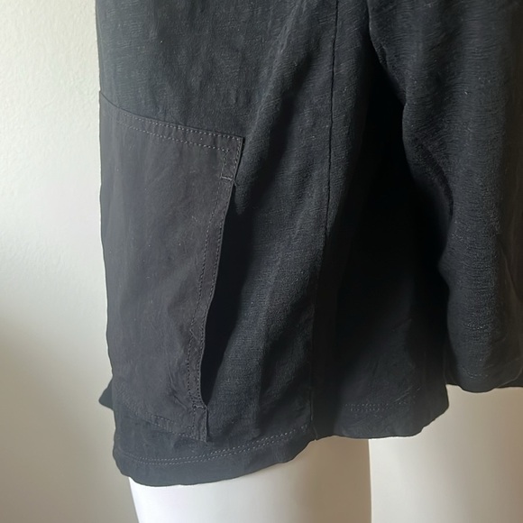 J Jill Black Cotton Zipper Hoodie Size M New Without Tag - Picture 4 of 11